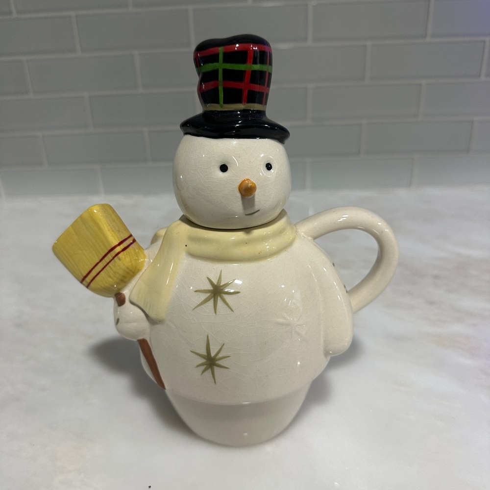 Festive Snowman Ceramic Mug